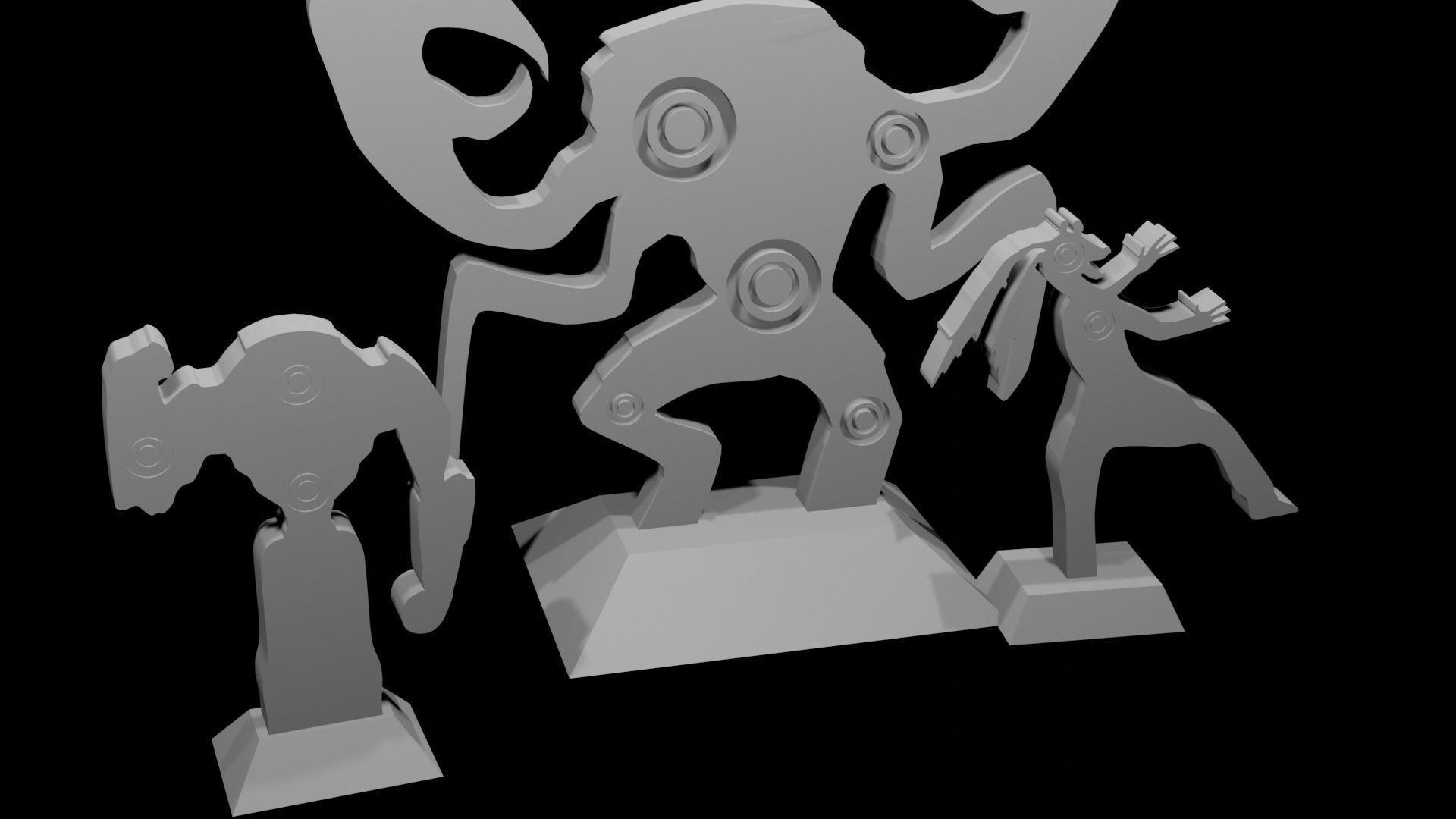 Firing Range Room Pack 3D print model_2