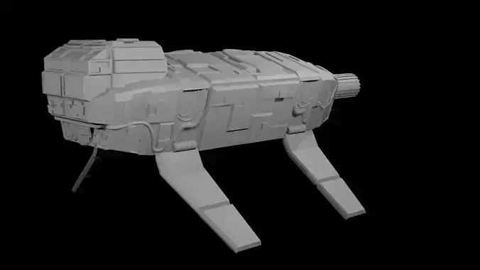 Cargo Ship 3D print model
