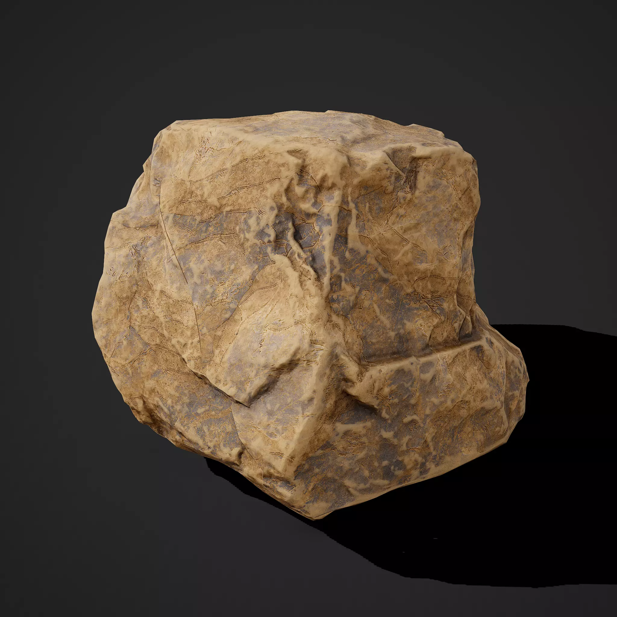 Cliff Rock Two Free low-poly 3D model
