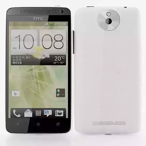 HTC Desire 501 White 3D model