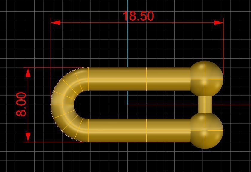 tiffany link bracelet  chain 3D print model_4