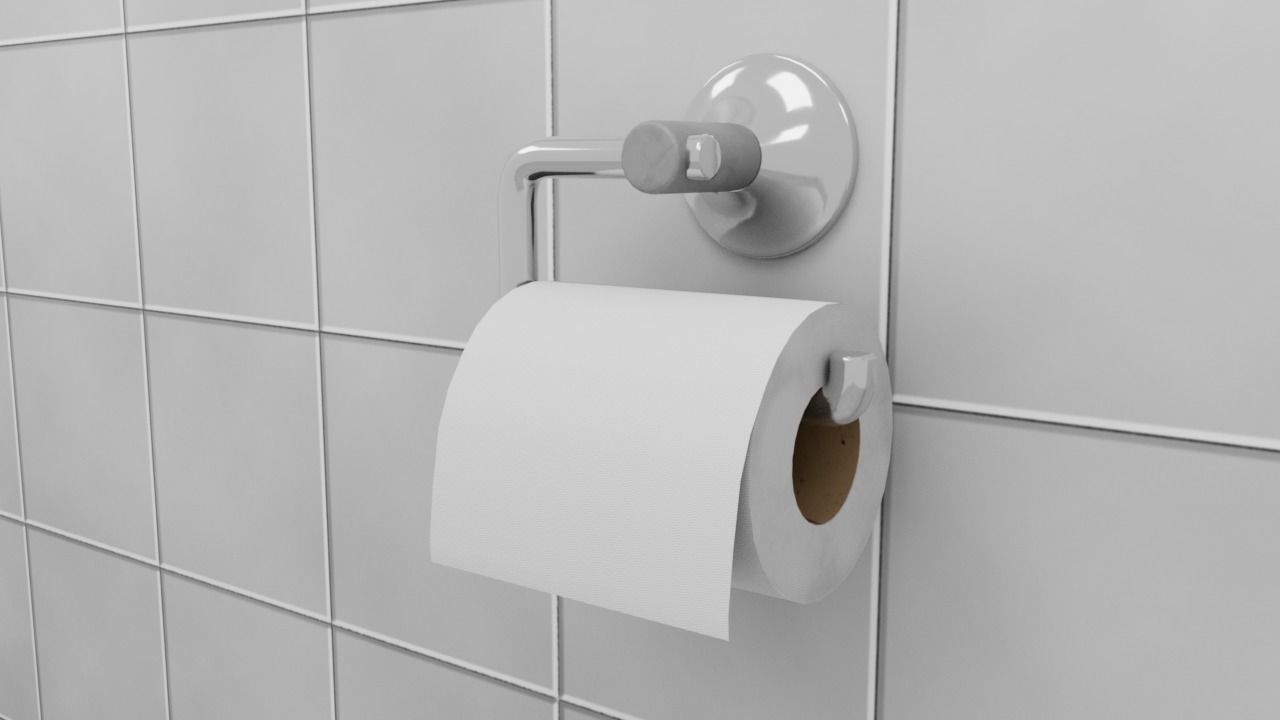 Toiletpaper bundle 3D Model Collection_2