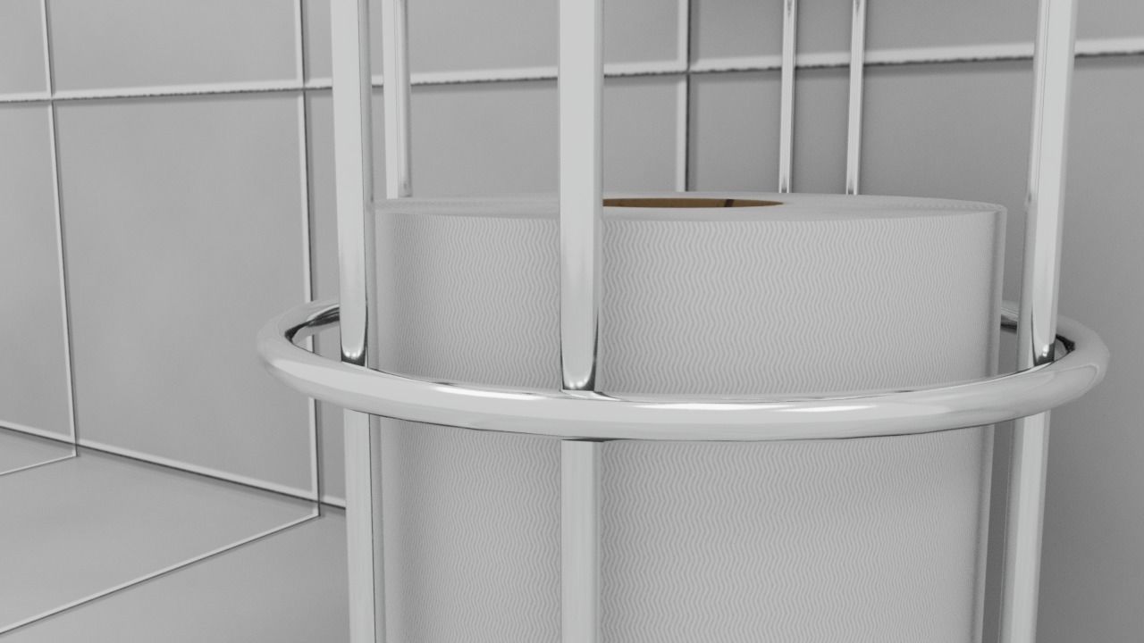 Toiletpaper bundle 3D Model Collection_14