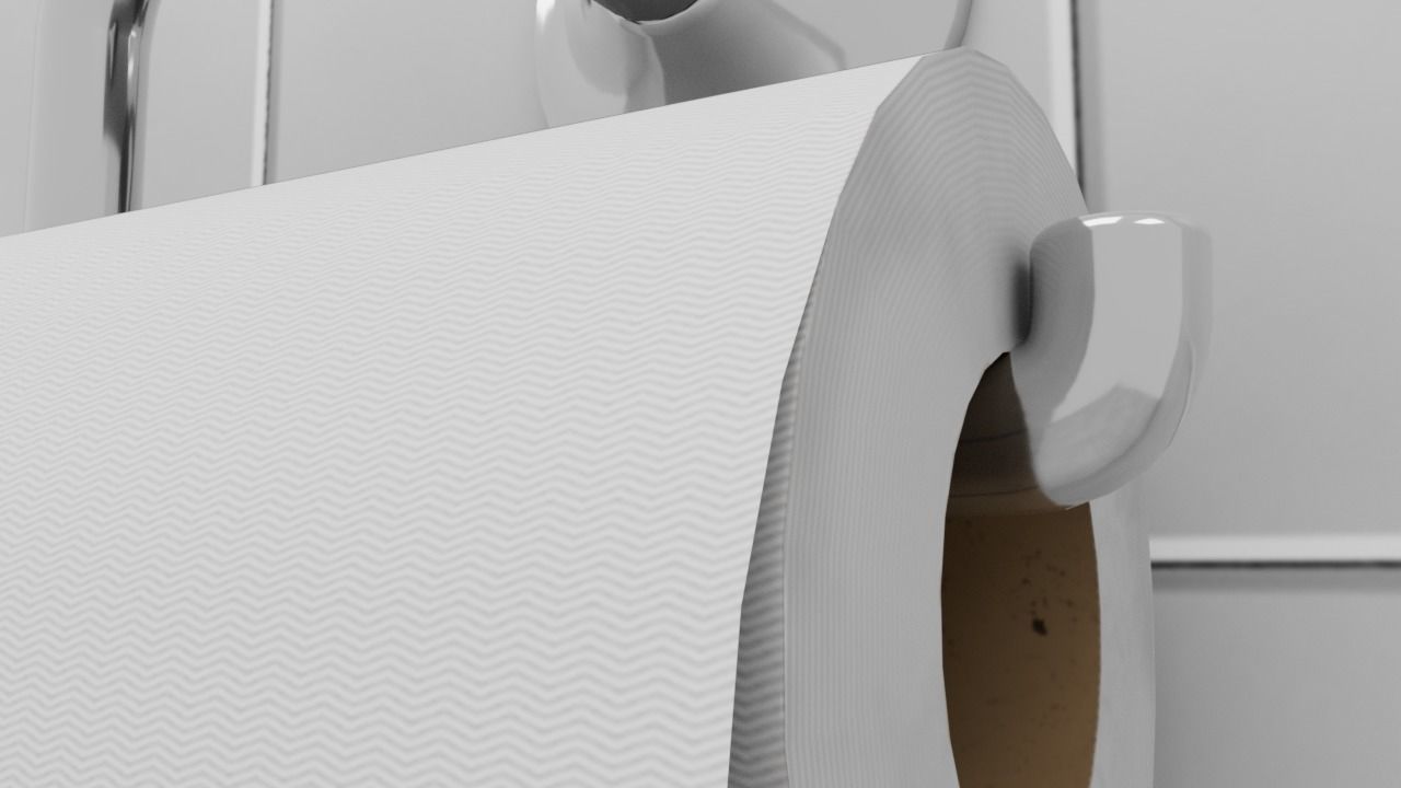 Toiletpaper bundle 3D Model Collection_3