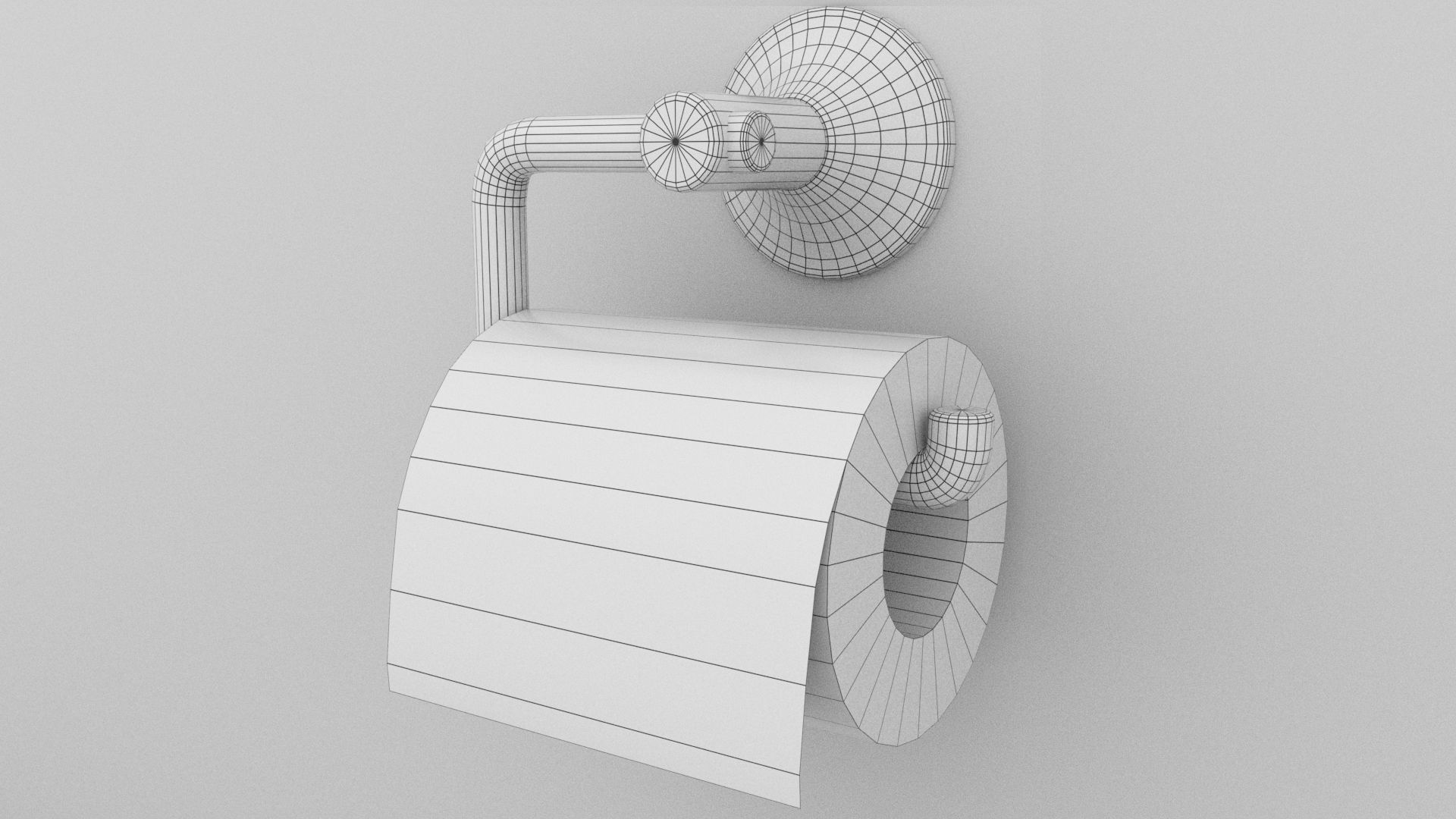 Toiletpaper bundle 3D Model Collection_4