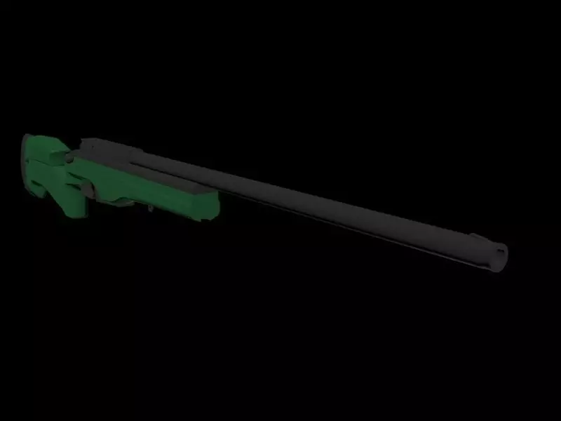 SAKO TRG 42 Sniper rifle Free low-poly 3D model_0