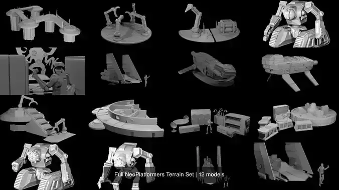 Full NeoPlatformers Terrain Set