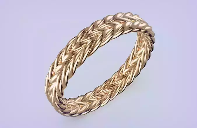 Twisted Rope Ring