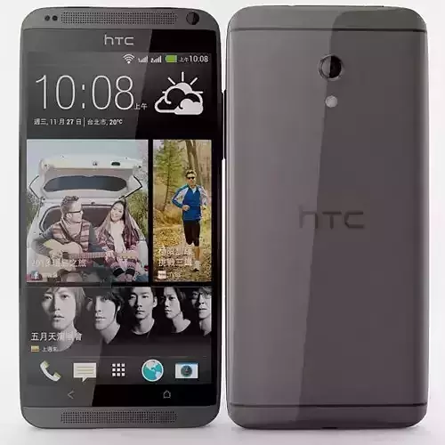 HTC Desire 700 dual sim black 3D model