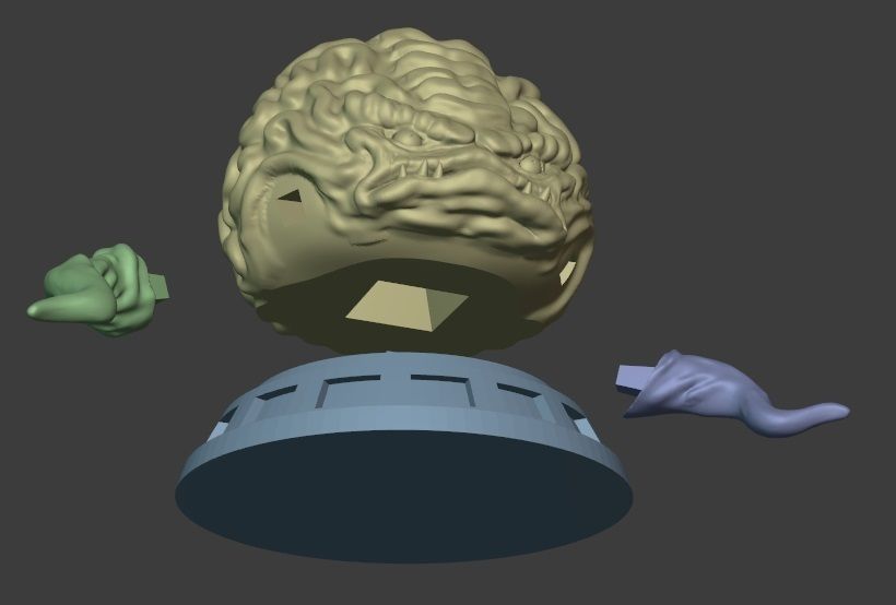 Krang TMNT 3D print model_7