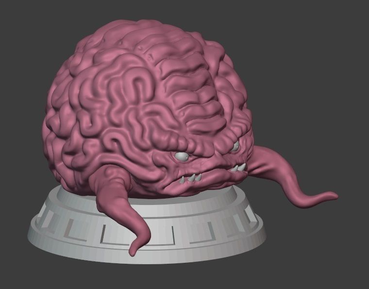 Krang TMNT 3D print model_1