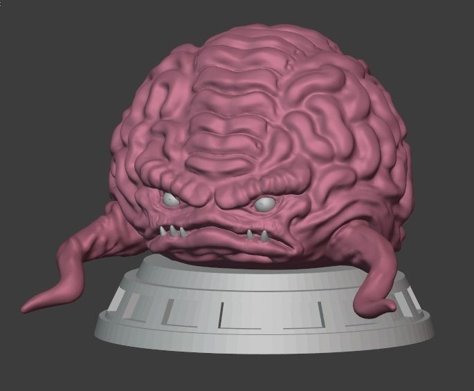 Krang TMNT 3D print model_4