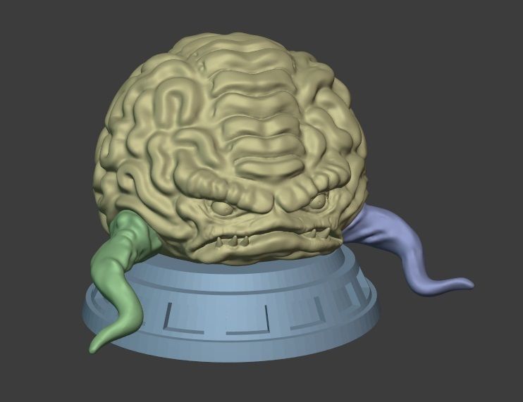 Krang TMNT 3D print model_5