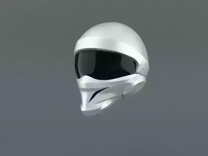Futuristic helmet