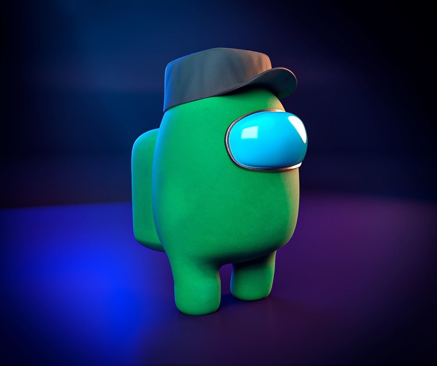 Among Us 3D pack -PBR Low-poly 3D model_8