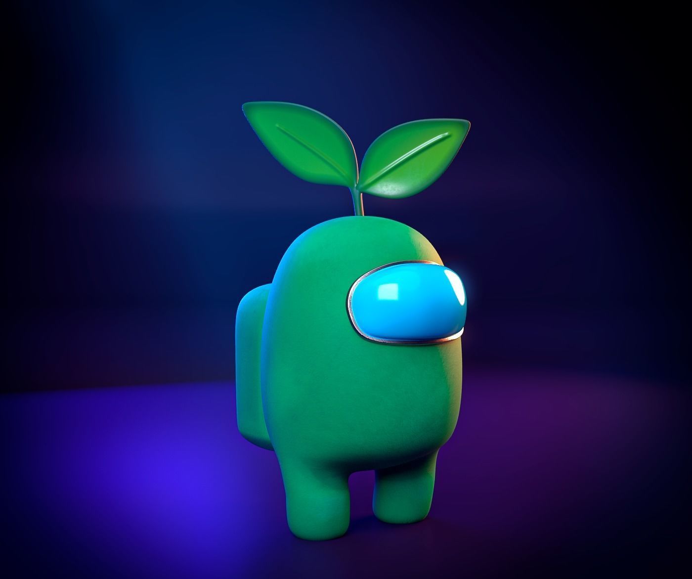 Among Us 3D pack -PBR Low-poly 3D model_19