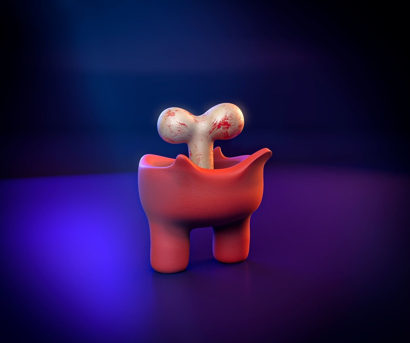 Among Us 3D pack -PBR Low-poly 3D model_13