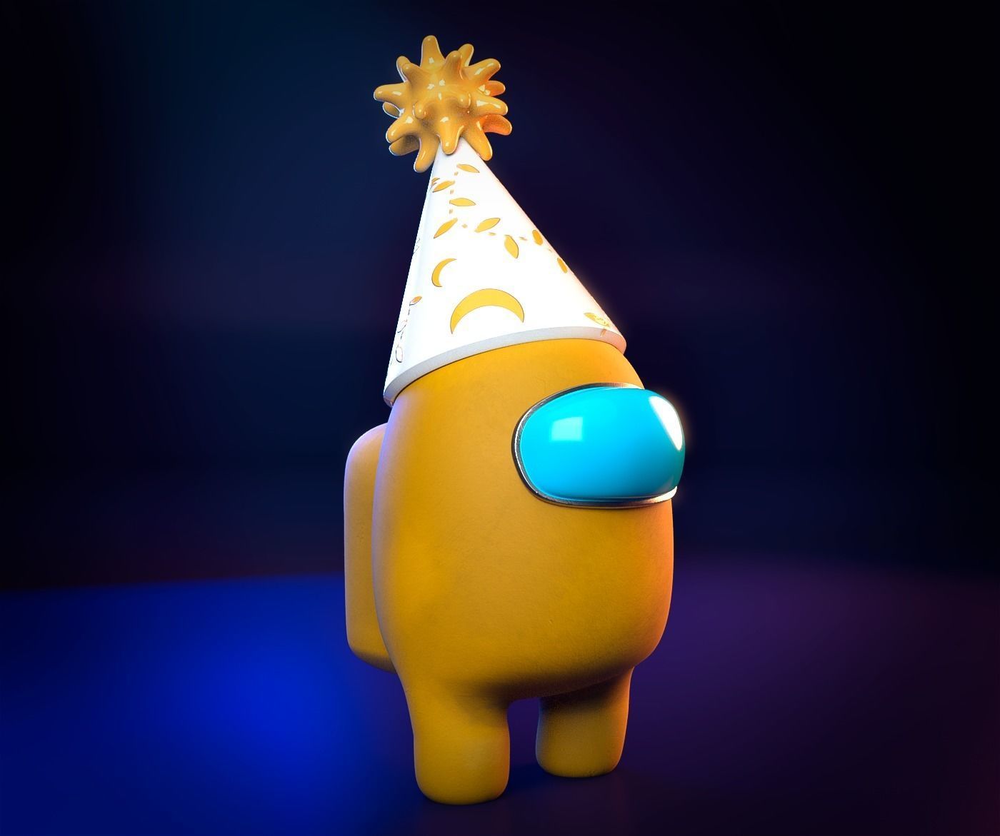 Among Us 3D pack -PBR Low-poly 3D model_17