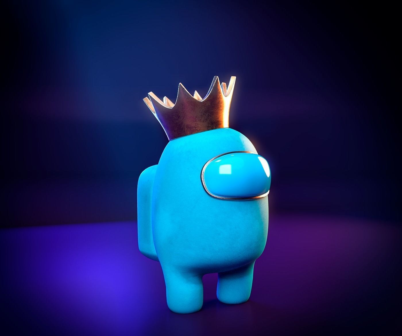 Among Us 3D pack -PBR Low-poly 3D model_11