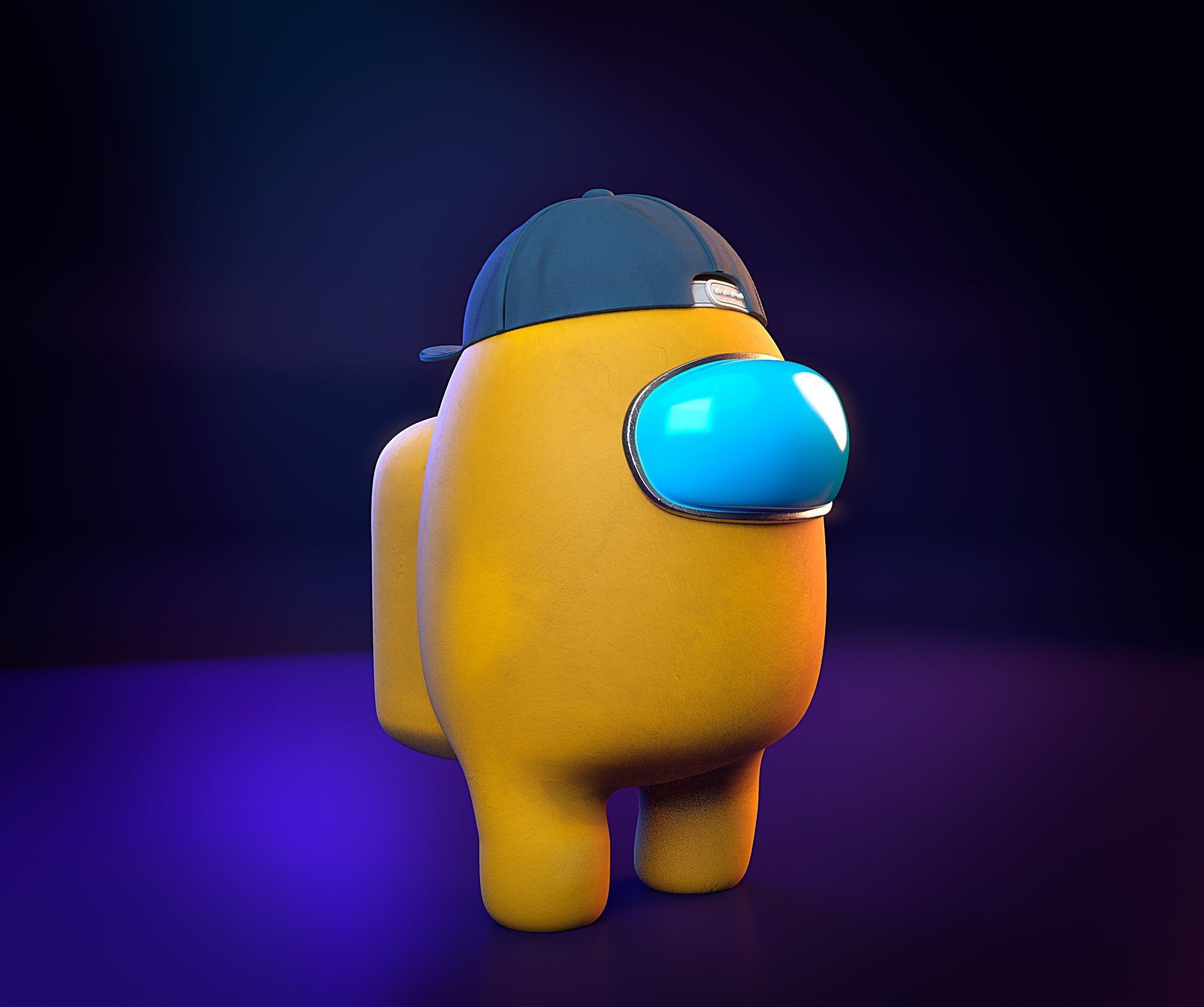 Among Us 3D pack -PBR Low-poly 3D model_7