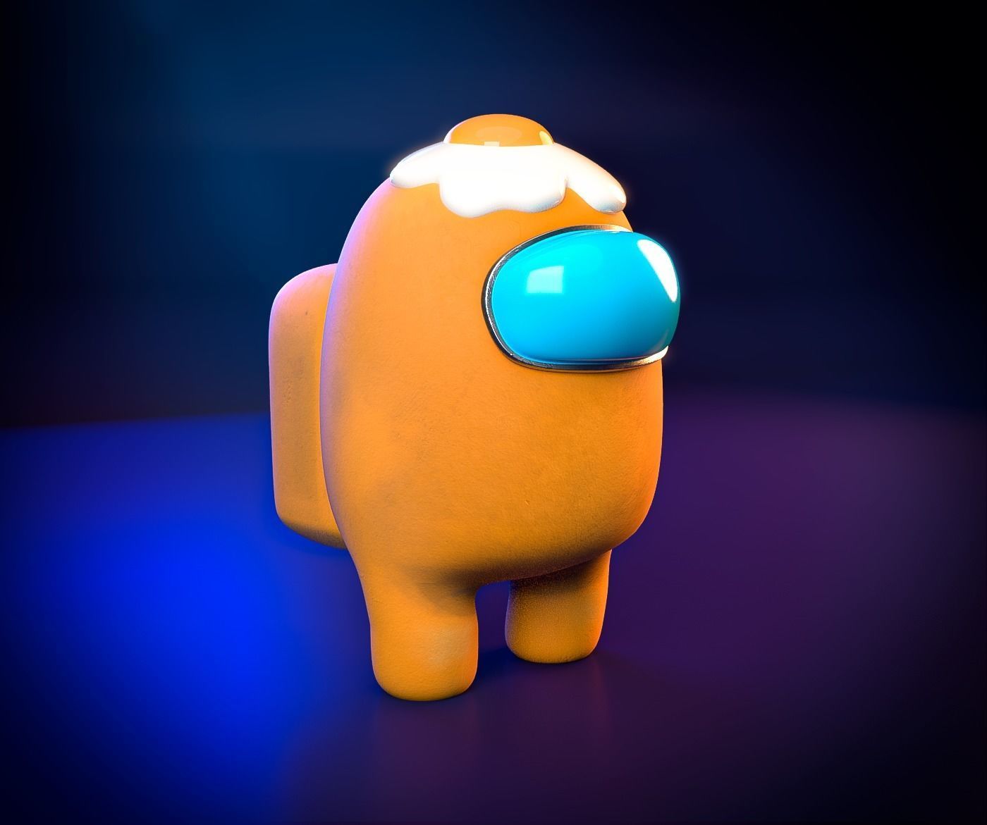 Among Us 3D pack -PBR Low-poly 3D model_15