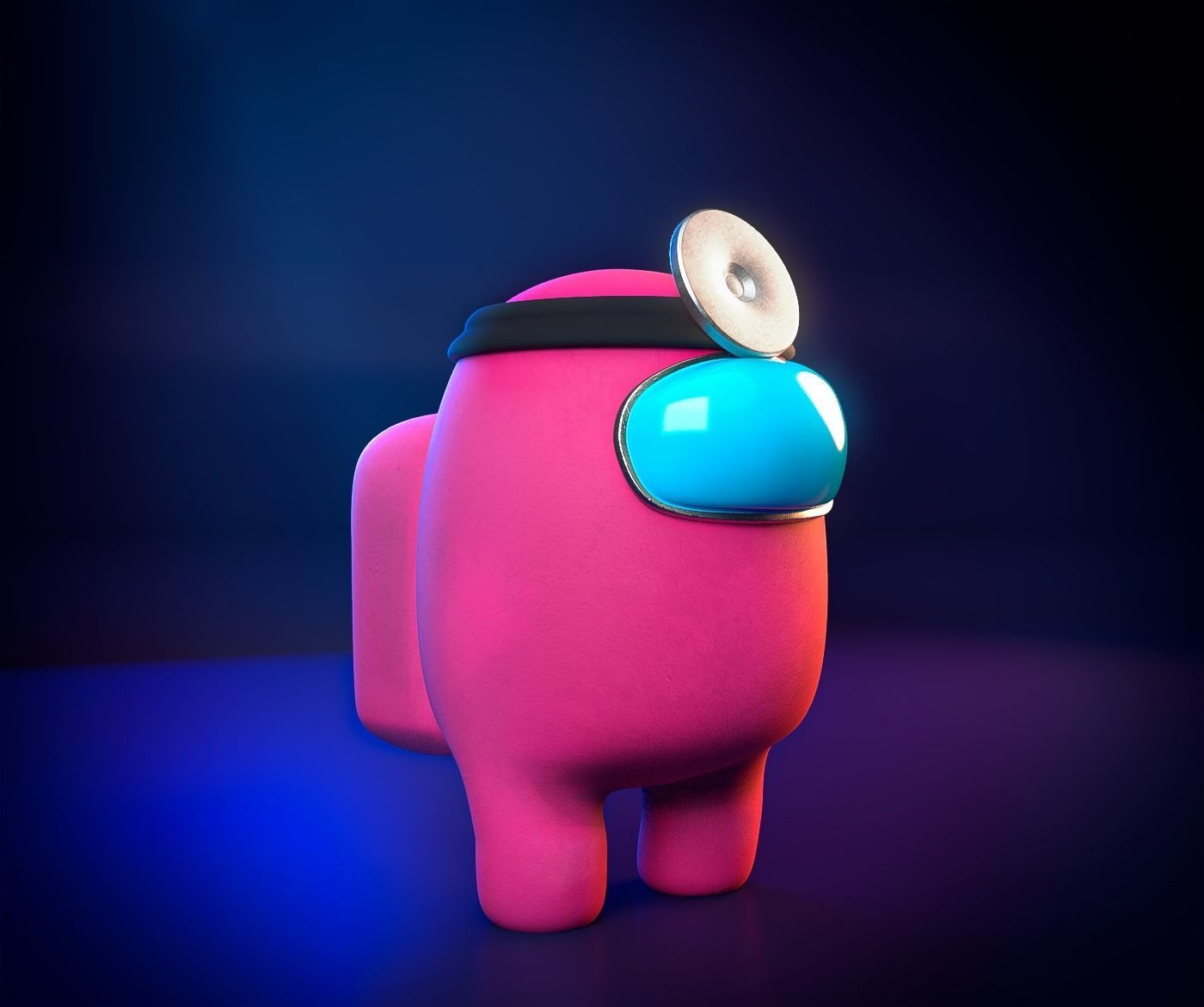 Among Us 3D pack -PBR Low-poly 3D model_14