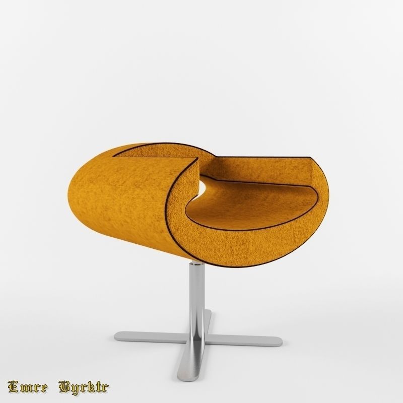  Chair Modern  3D model_1