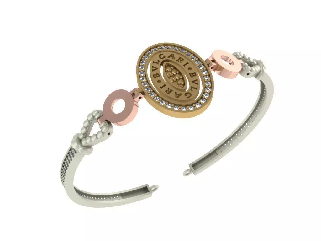 Bvlgari bracelet 3D model_0