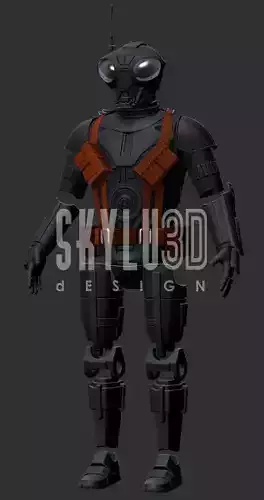 Q9 Zero Wearable Costume 3D Print ready STL 3D print model