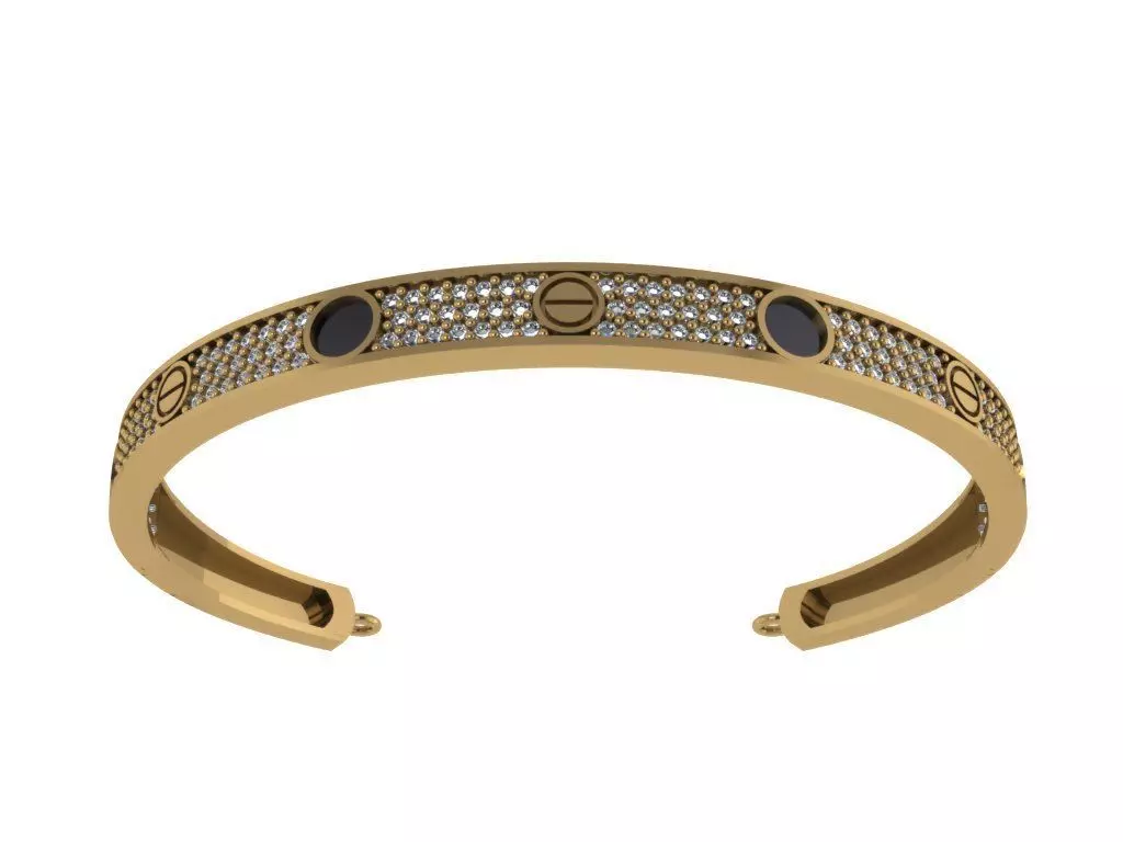 Bvlgari bracelet 3D model_1