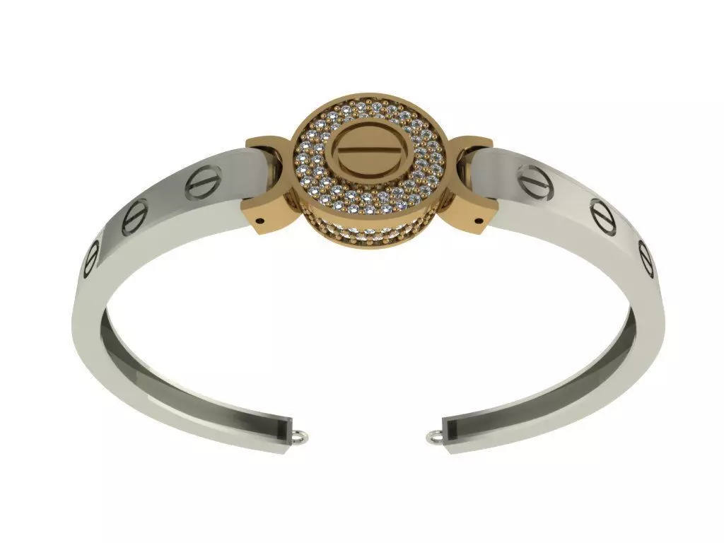 Bvlgari bracelet 3D model_0