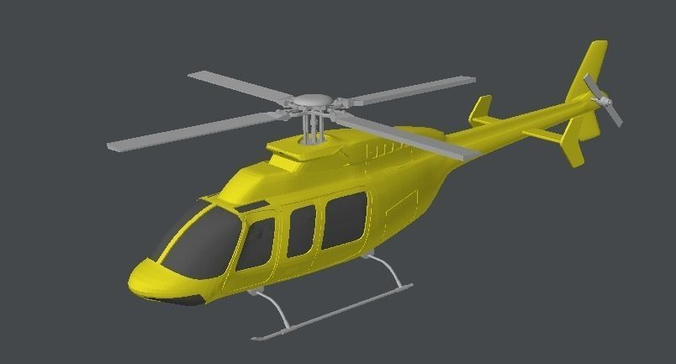 Helicopter - 3D model