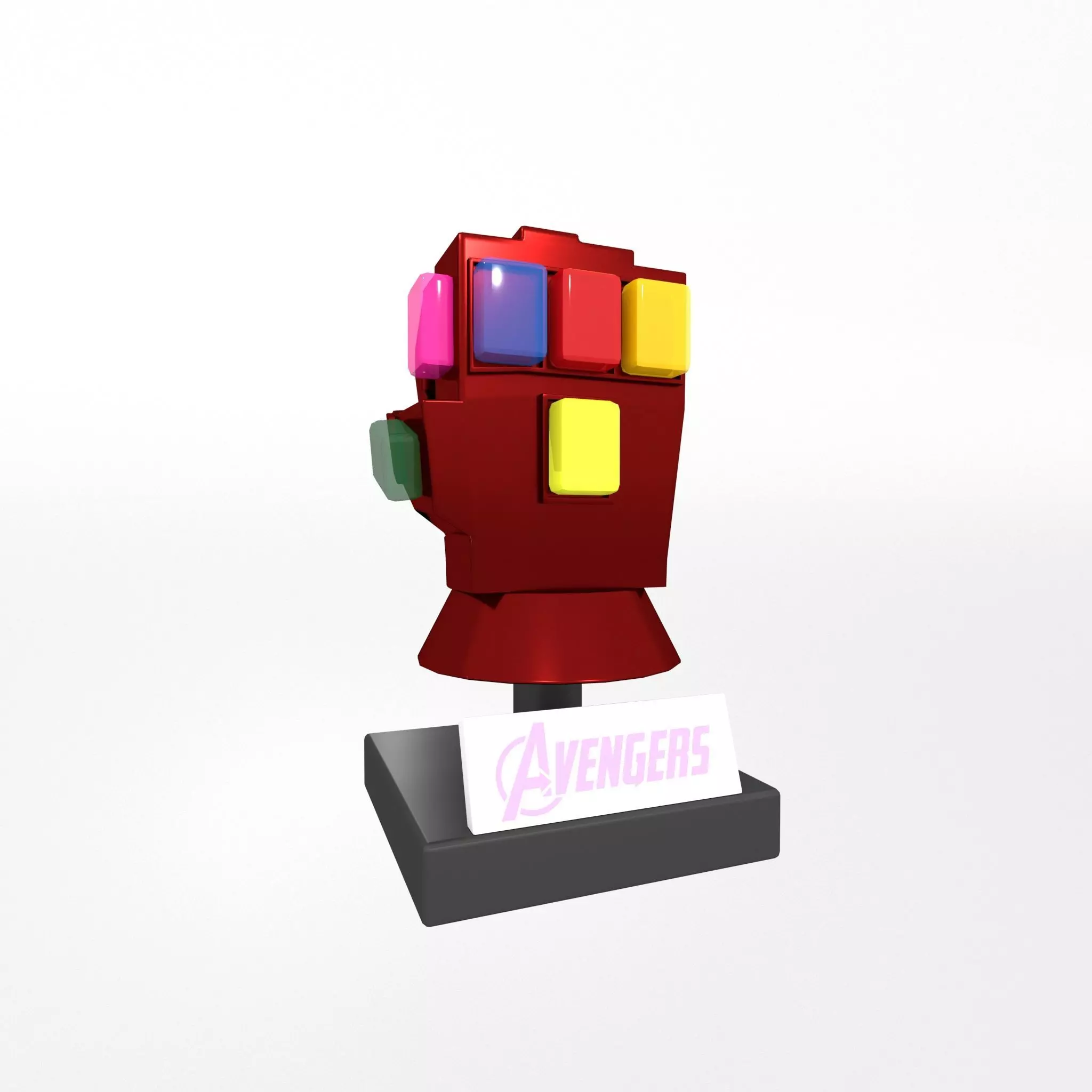 Lego Infinity Gauntlet v1 002 Low-poly 3D model_0