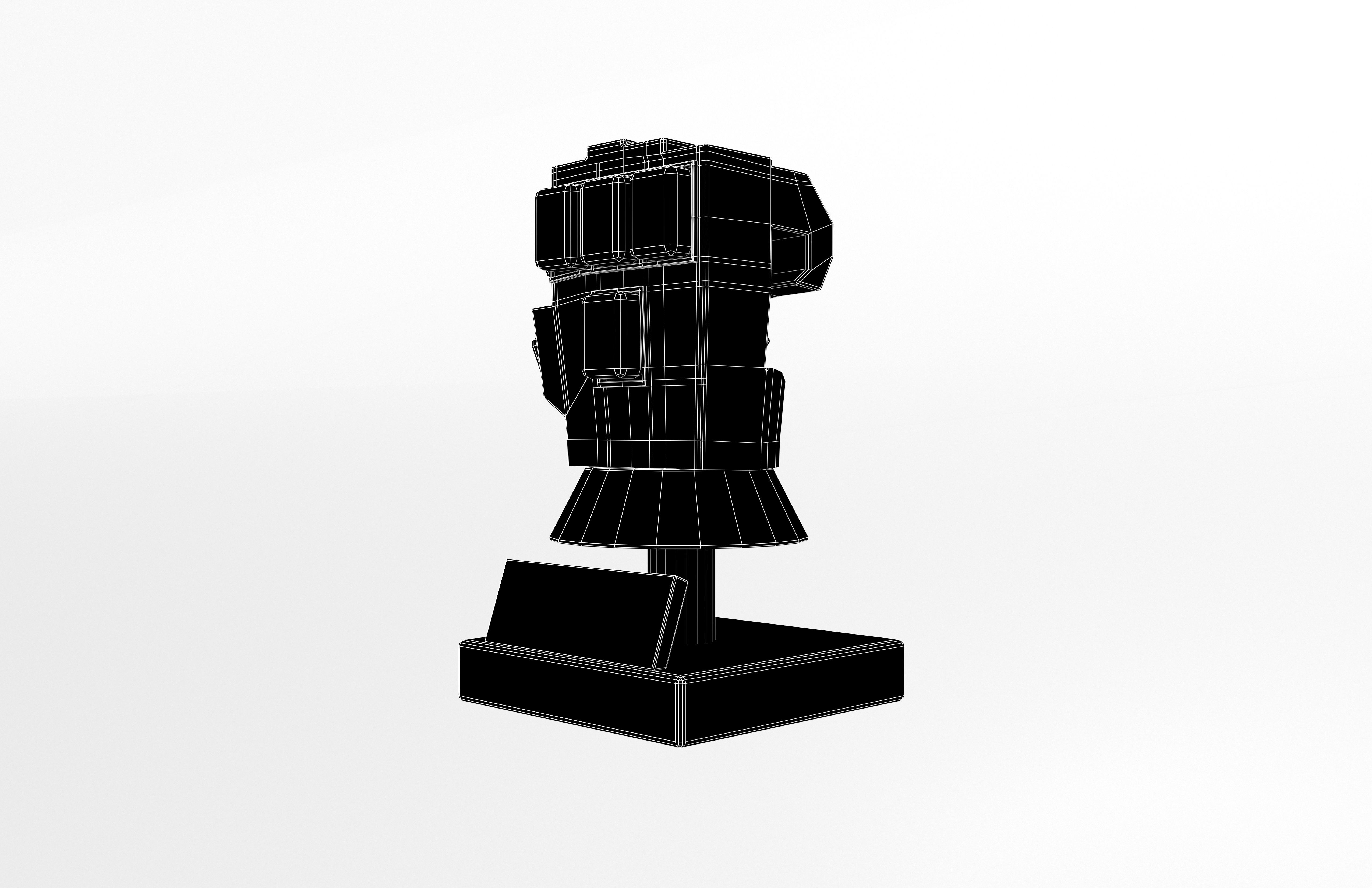 Lego Infinity Gauntlet v2 003 Low-poly 3D model_6