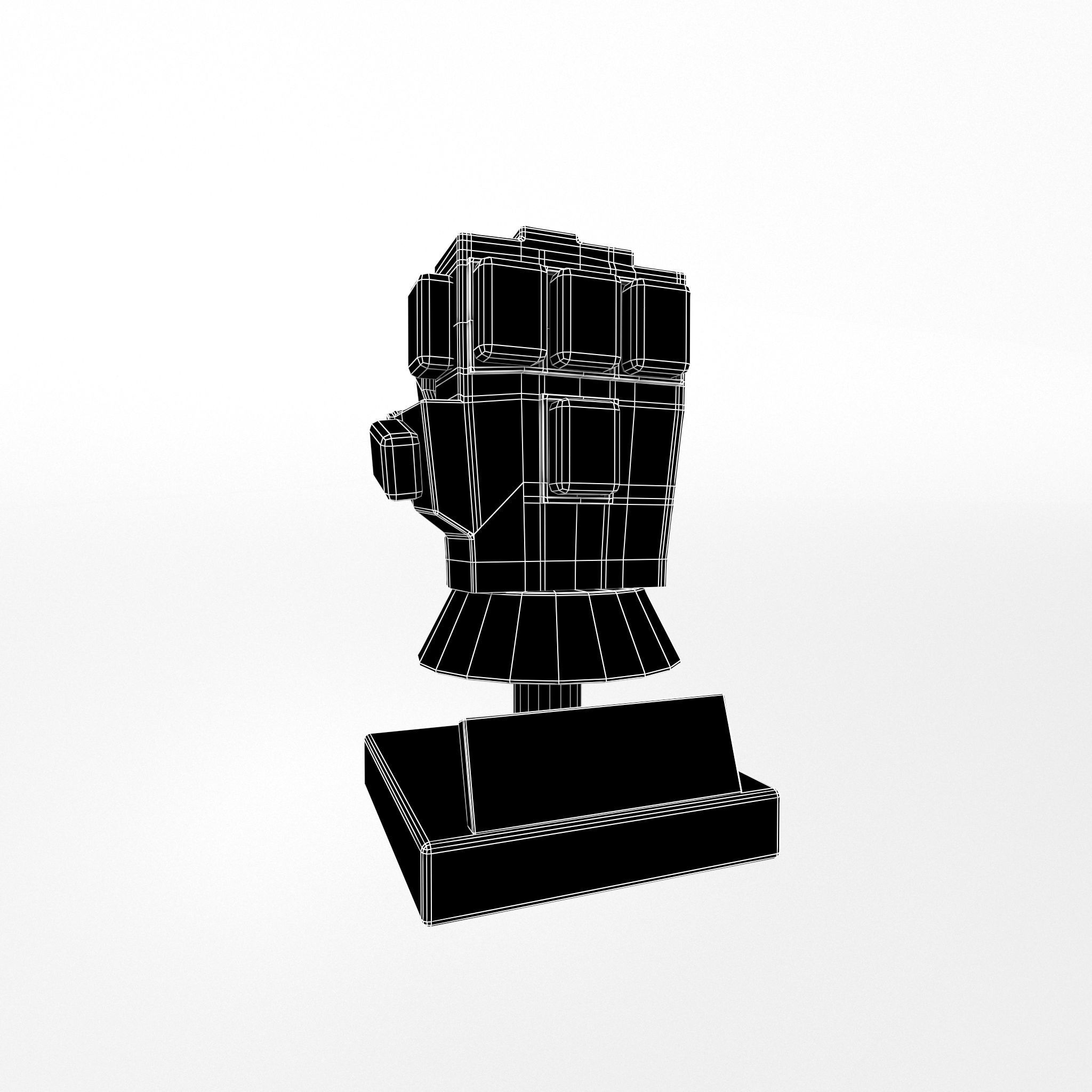 Lego Infinity Gauntlet v2 003 Low-poly 3D model_4