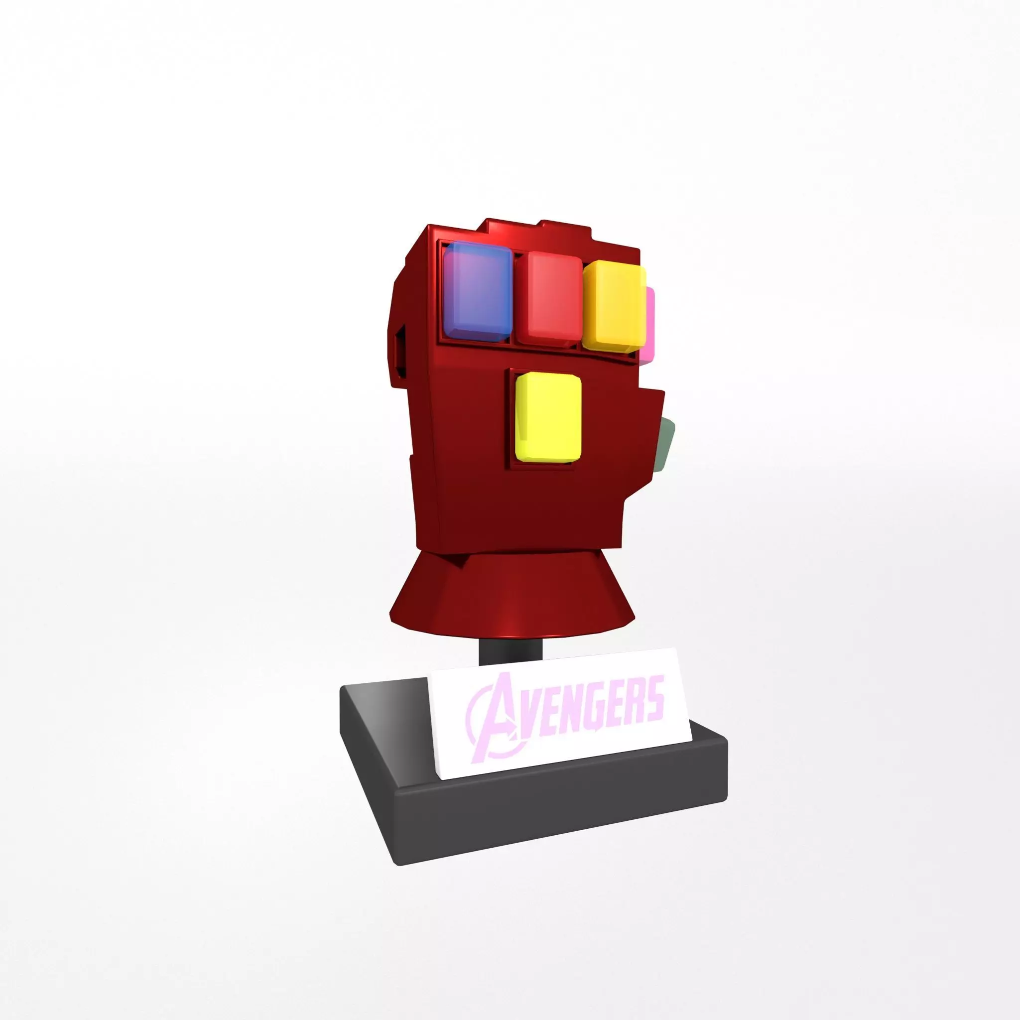 Lego Infinity Gauntlet v3 002 Low-poly 3D model_0