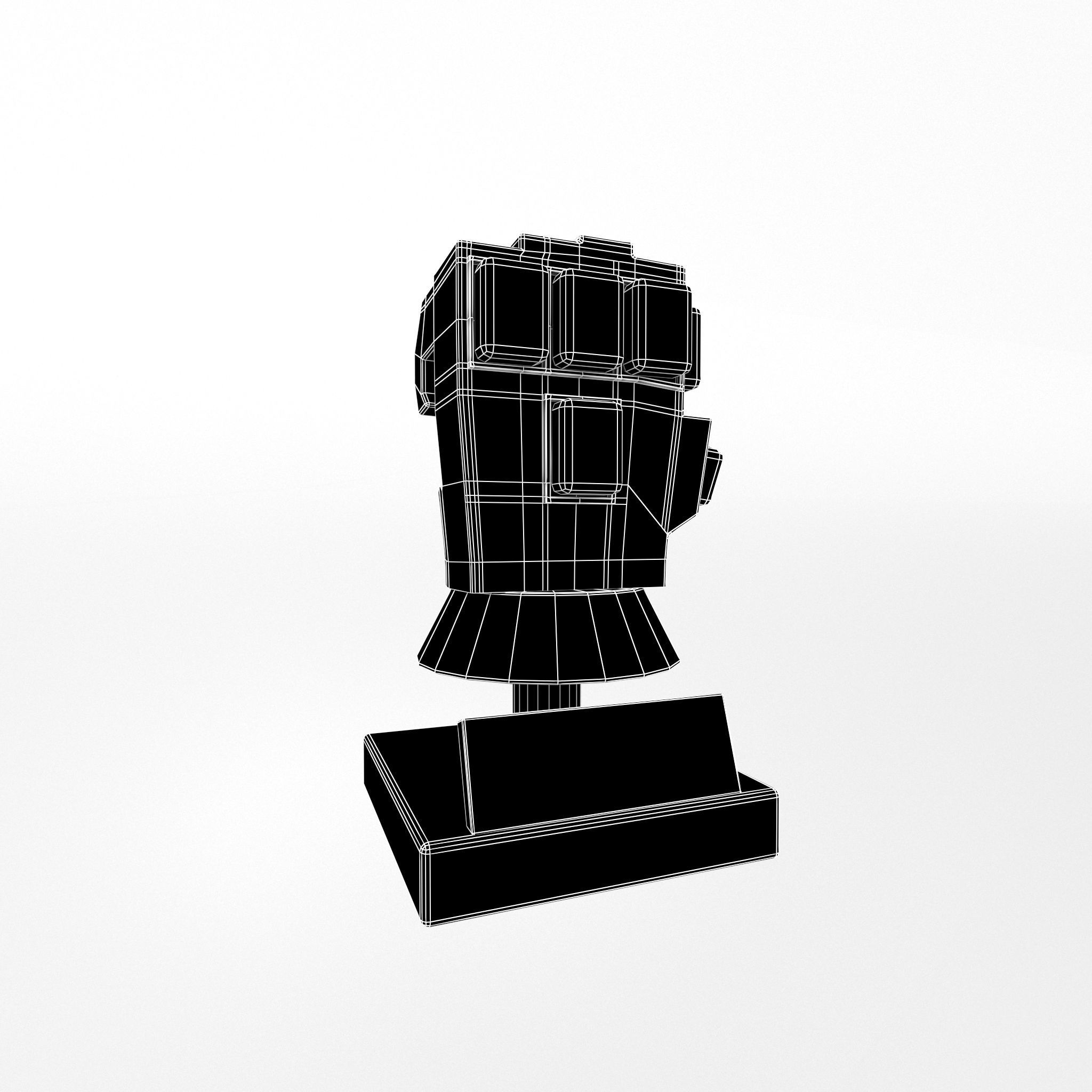 Lego Infinity Gauntlet v4 001 Low-poly 3D model_4