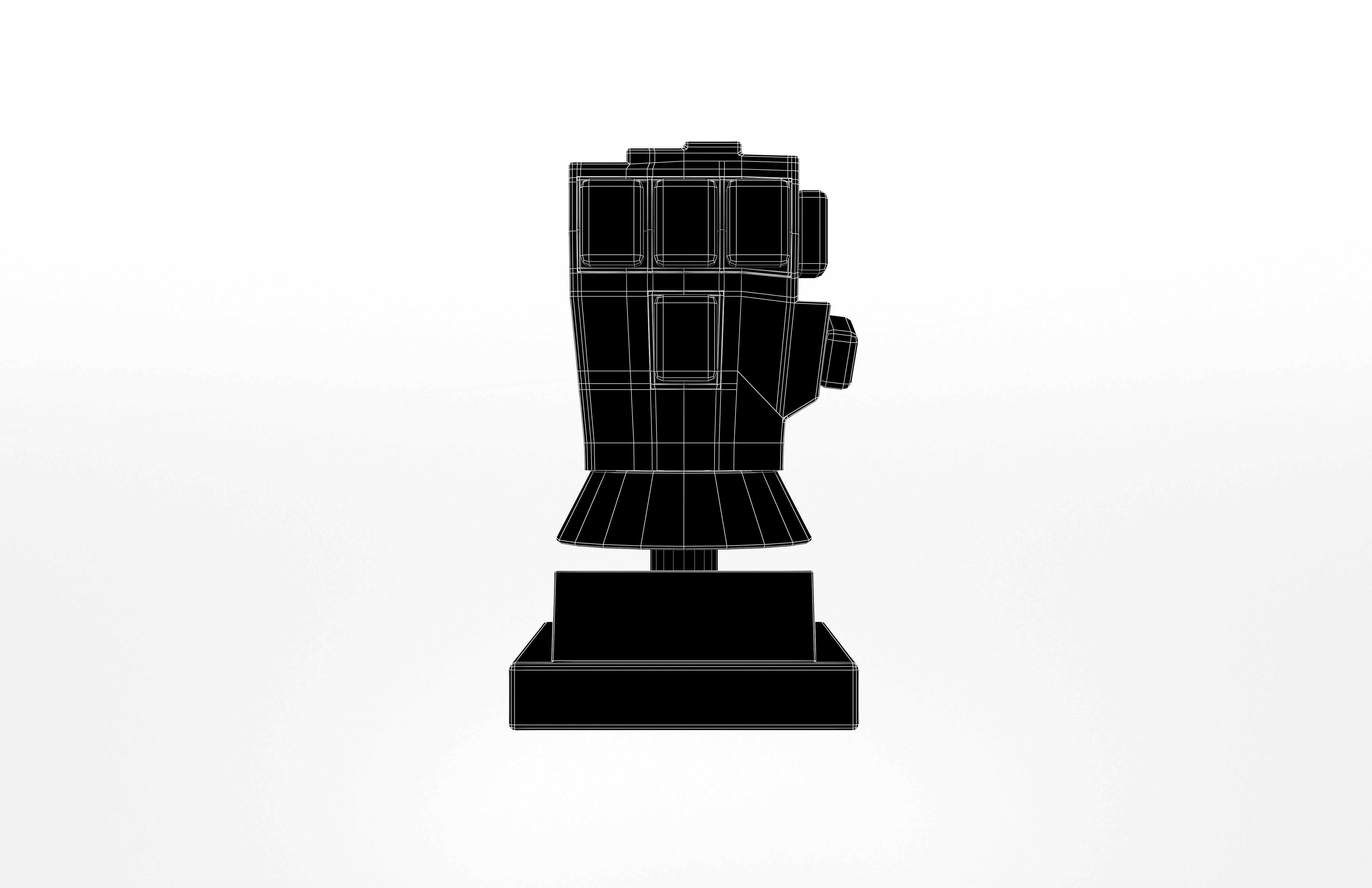 Lego Infinity Gauntlet v4 001 Low-poly 3D model_5