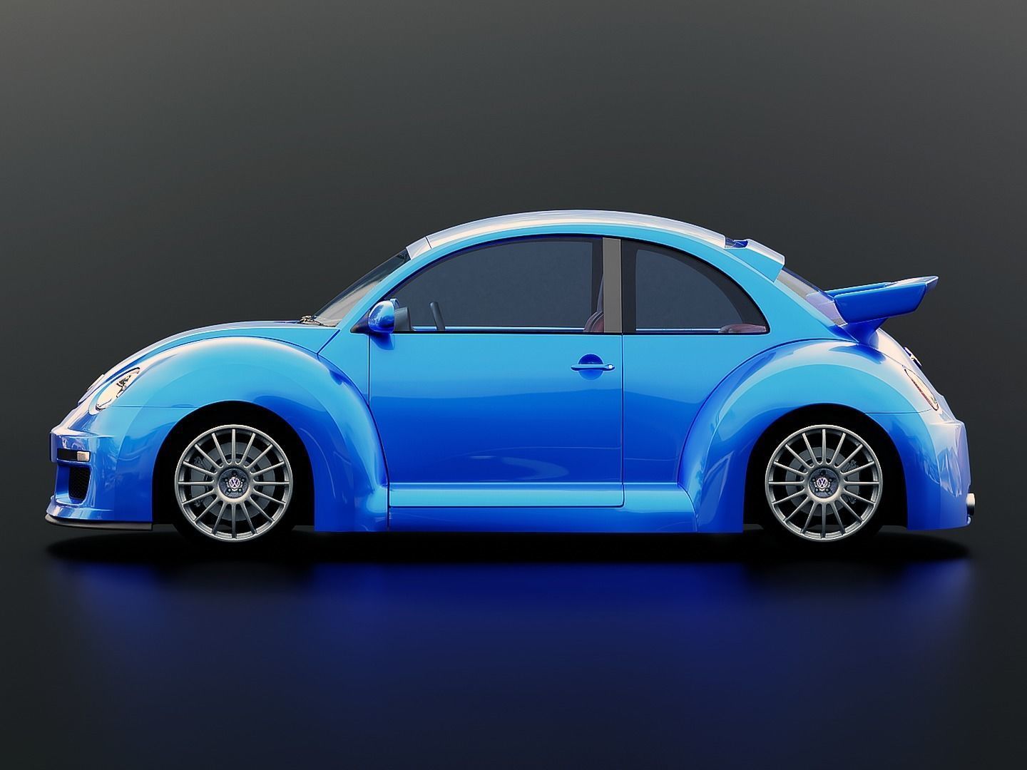 Volkswagen Beetle RSi 2003 Rigged 3D model_4