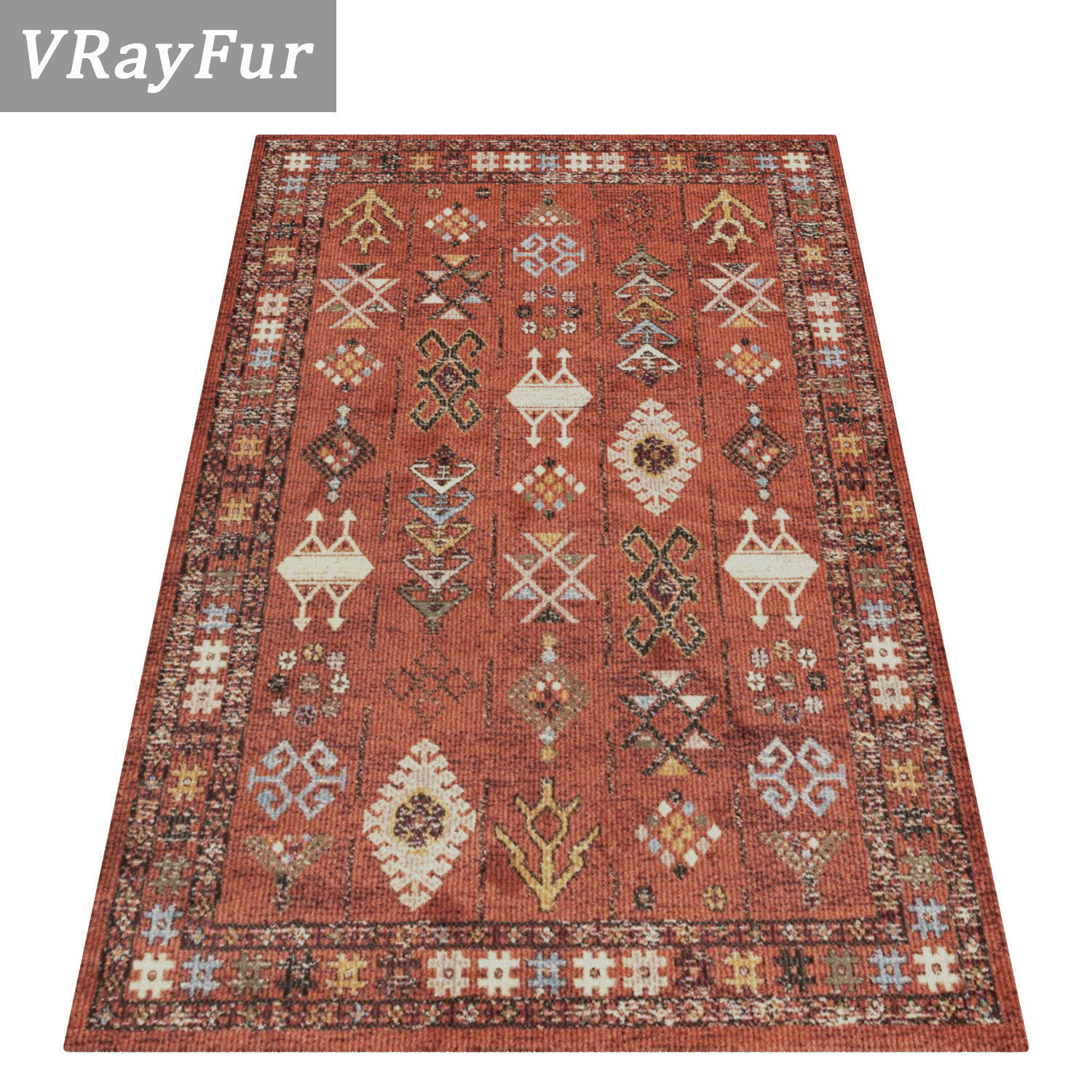 Rug Set 1471 3D model_2