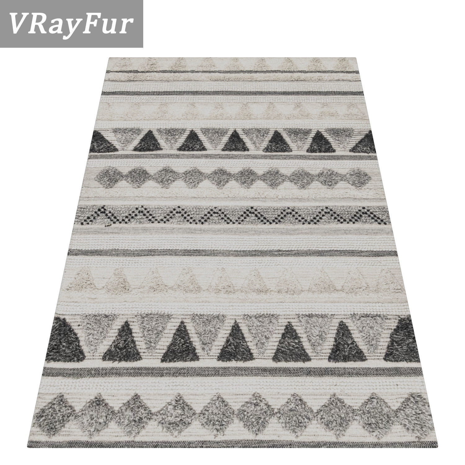 Rug Set 1476 3D model_2