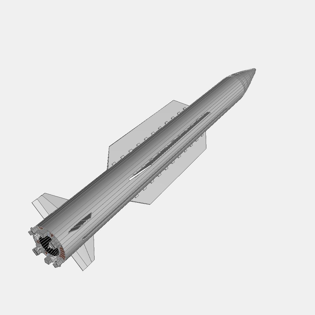 SY-400 Missile 3D model_5