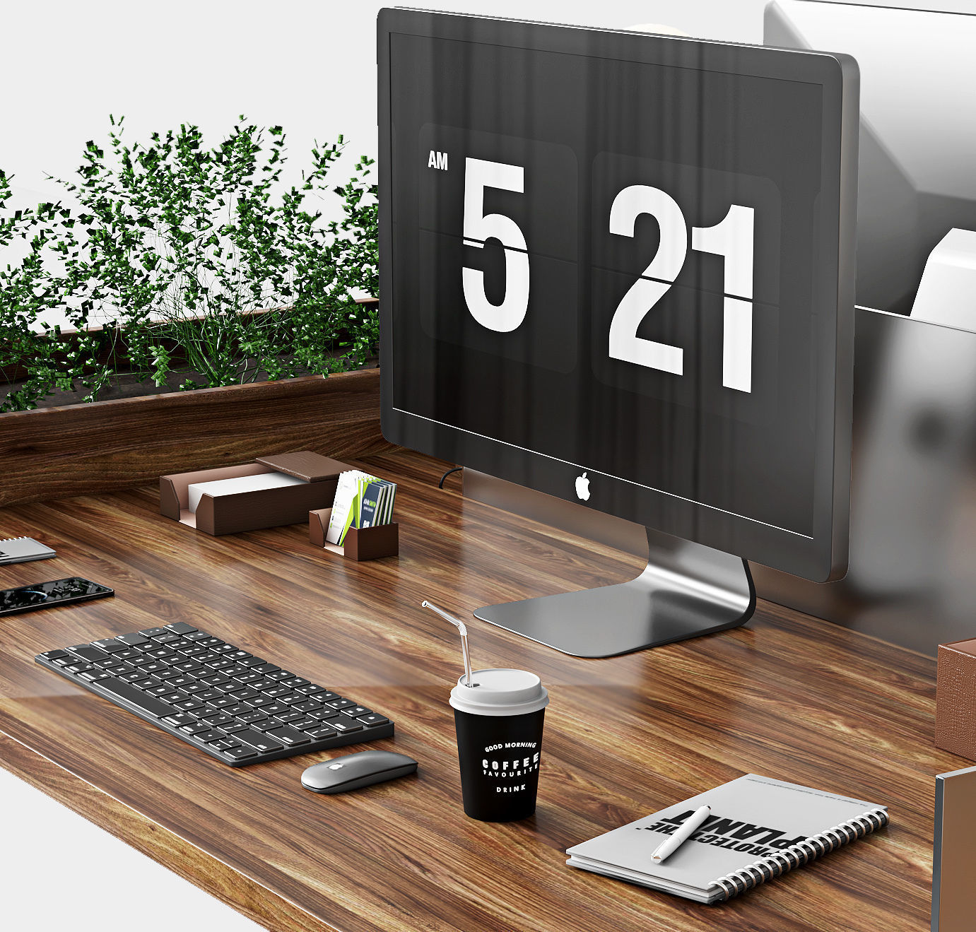 office furniture 03 3D model_1