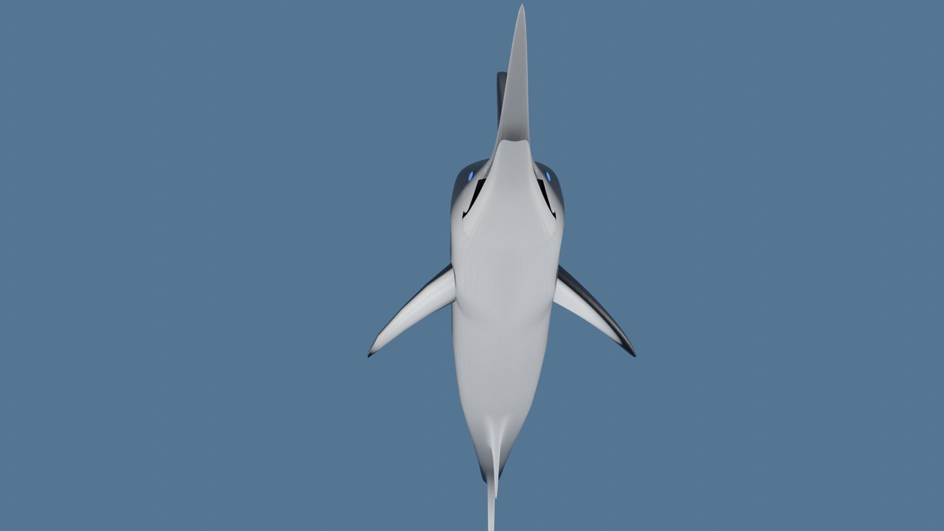 Sword Fish Low-poly 3D model_7