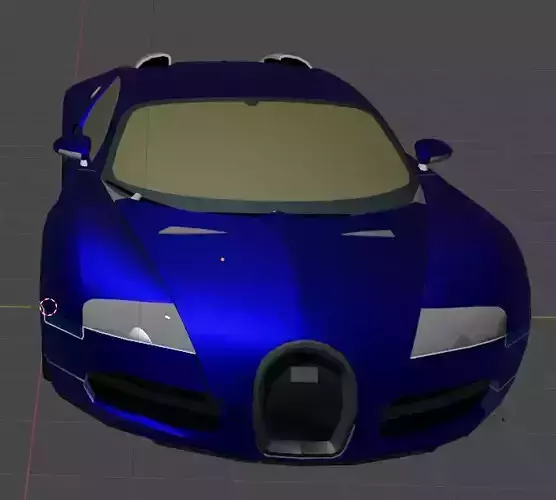 3d beautiful racing car