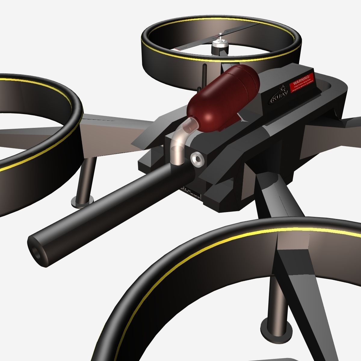 UAV Interceptor 3D model_12