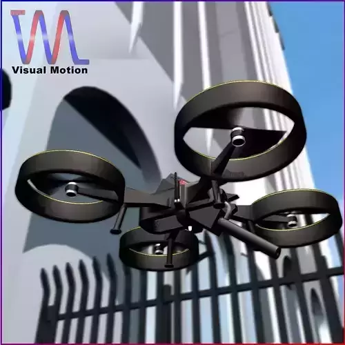 UAV Interceptor 3D model UAV Interceptor 3D model