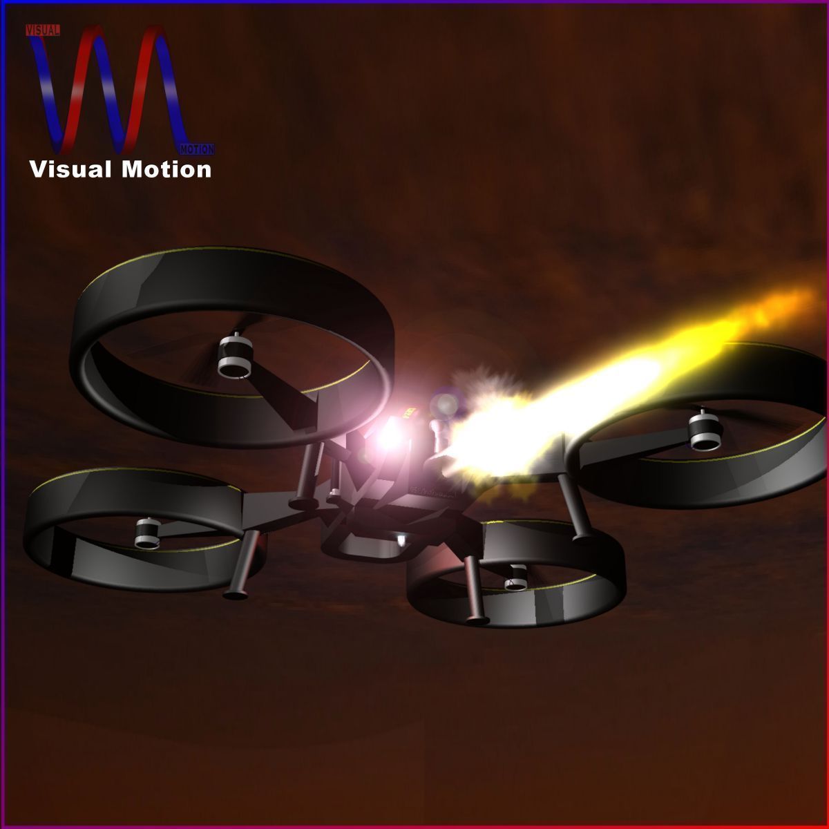 UAV Interceptor 3D model_1