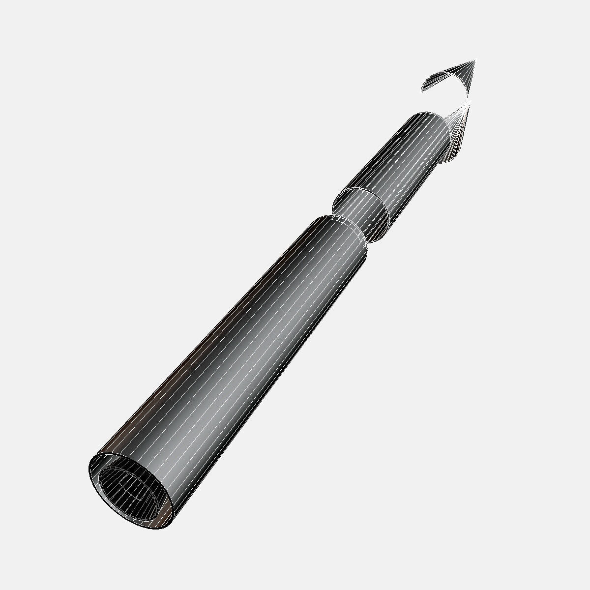 Aerobee 300A Rocket 3D model_17