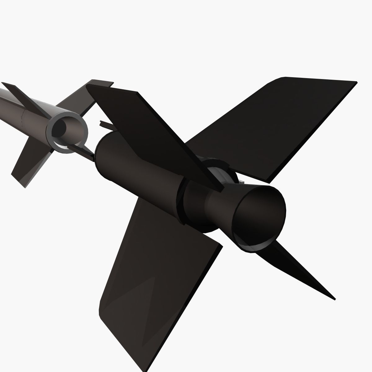 Aerobee 300A Rocket 3D model_11